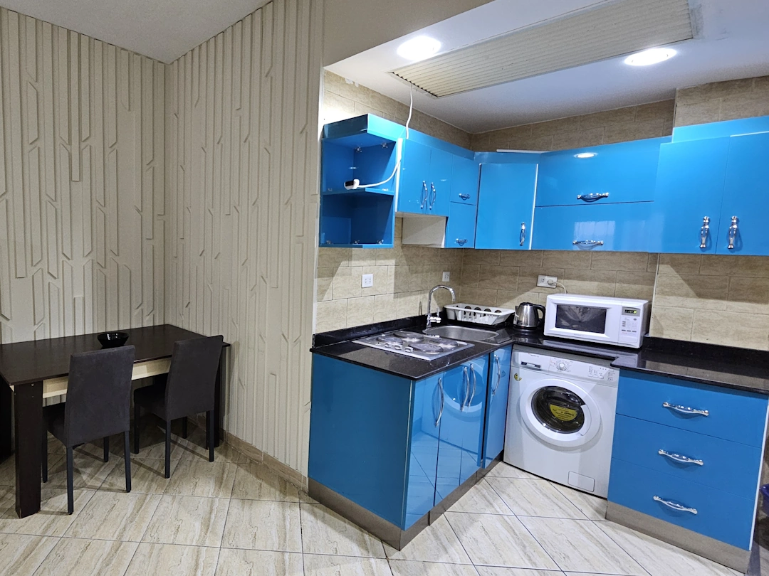 Kitchen in a 2 bedroom apartment for rent